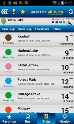 Ride Chicago android App screenshot 3